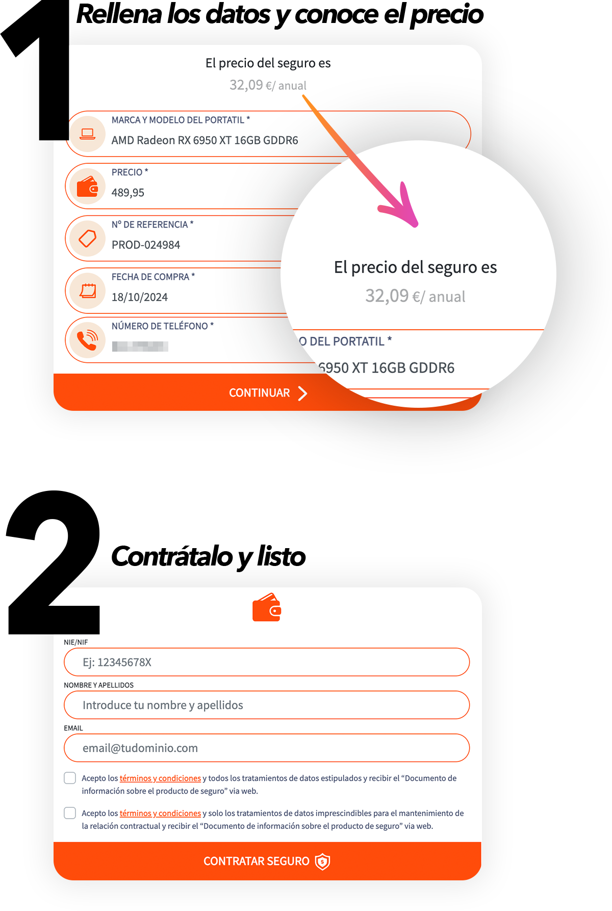Pasos a seguir para contratar tu seguro