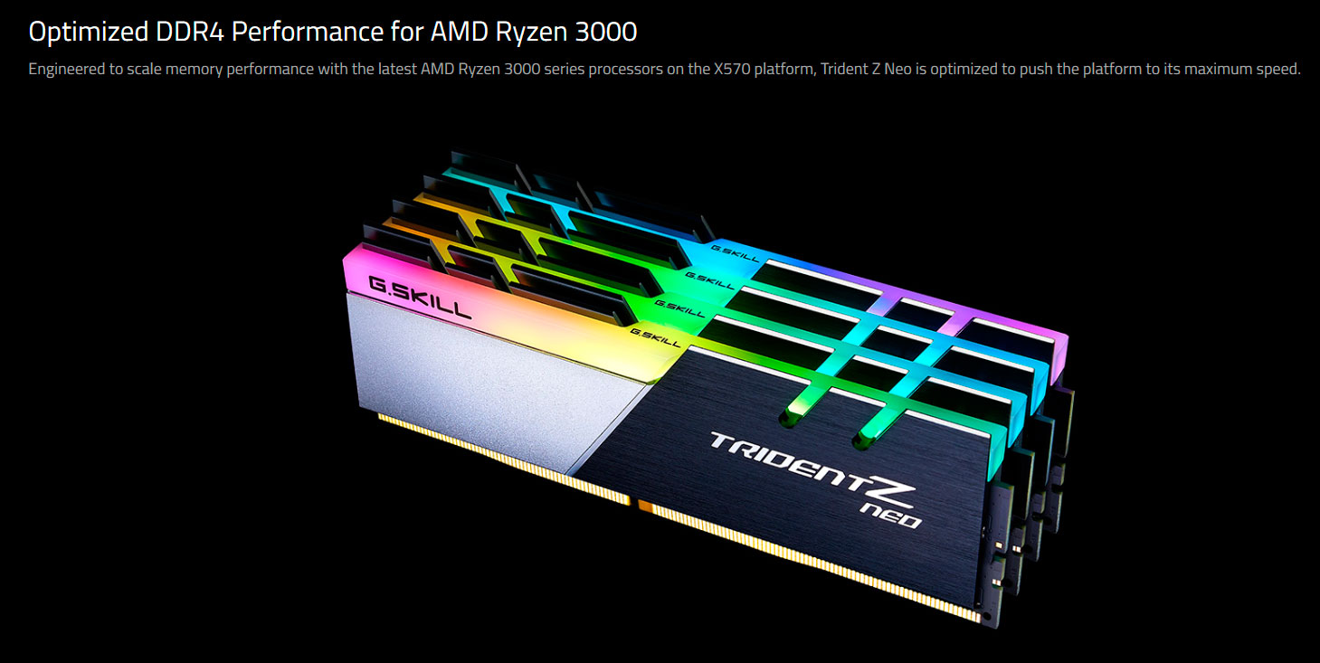 G.Skill Trident Z Neo 16GB (2x8GB) 3600MHz (PC4-28800) CL16
