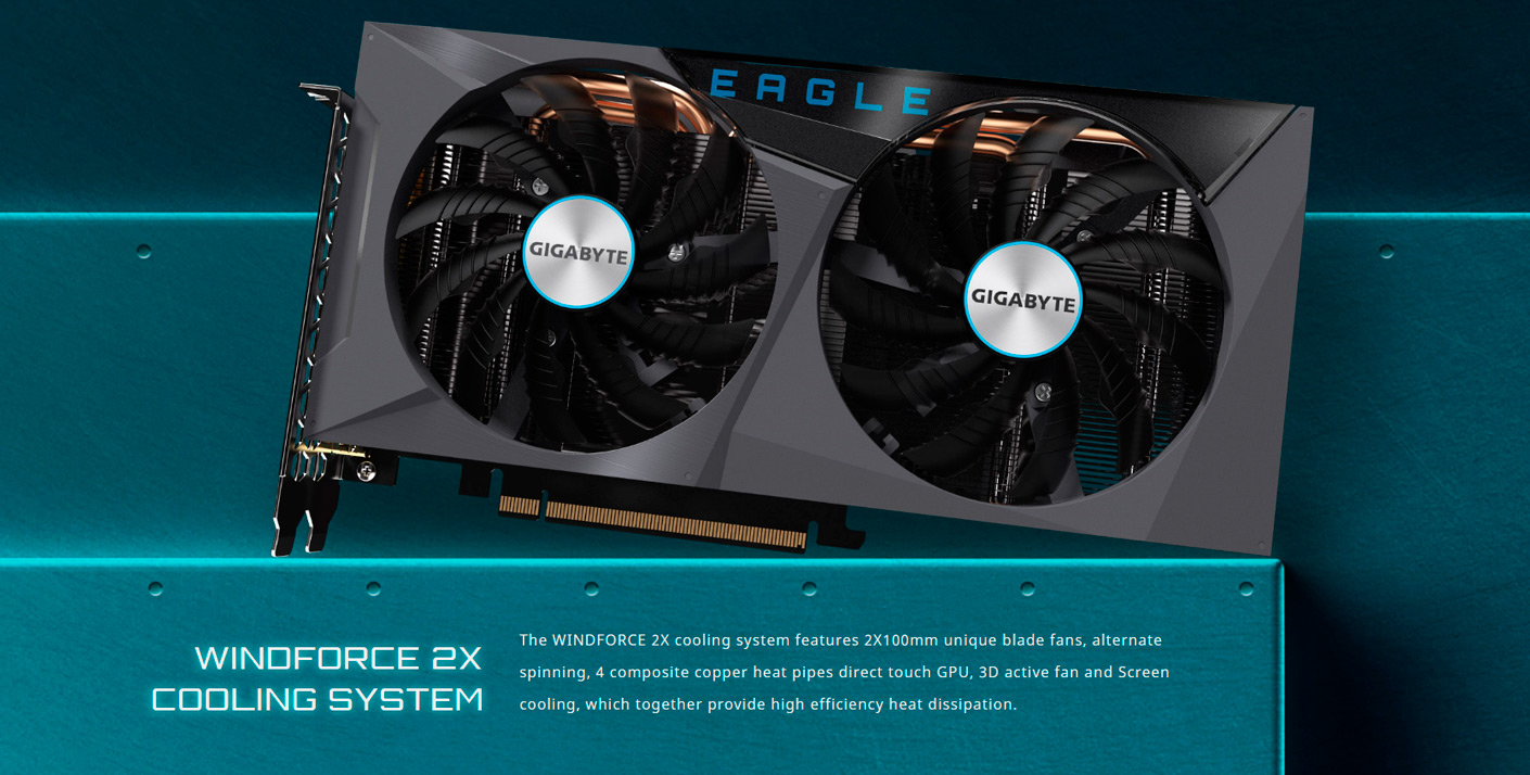 Gigabyte GeForce RTX 3060 Ti EAGLE OC LHR
