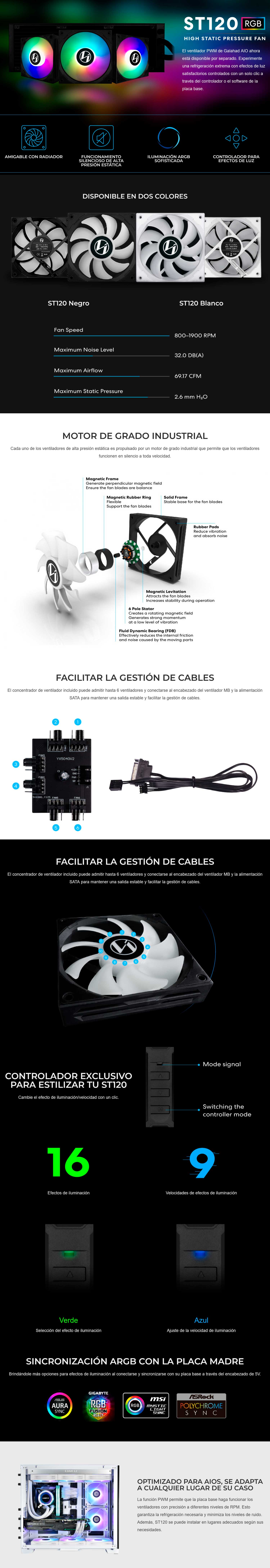 Lian Li ST120 ARGB PWM (Triple Pack)