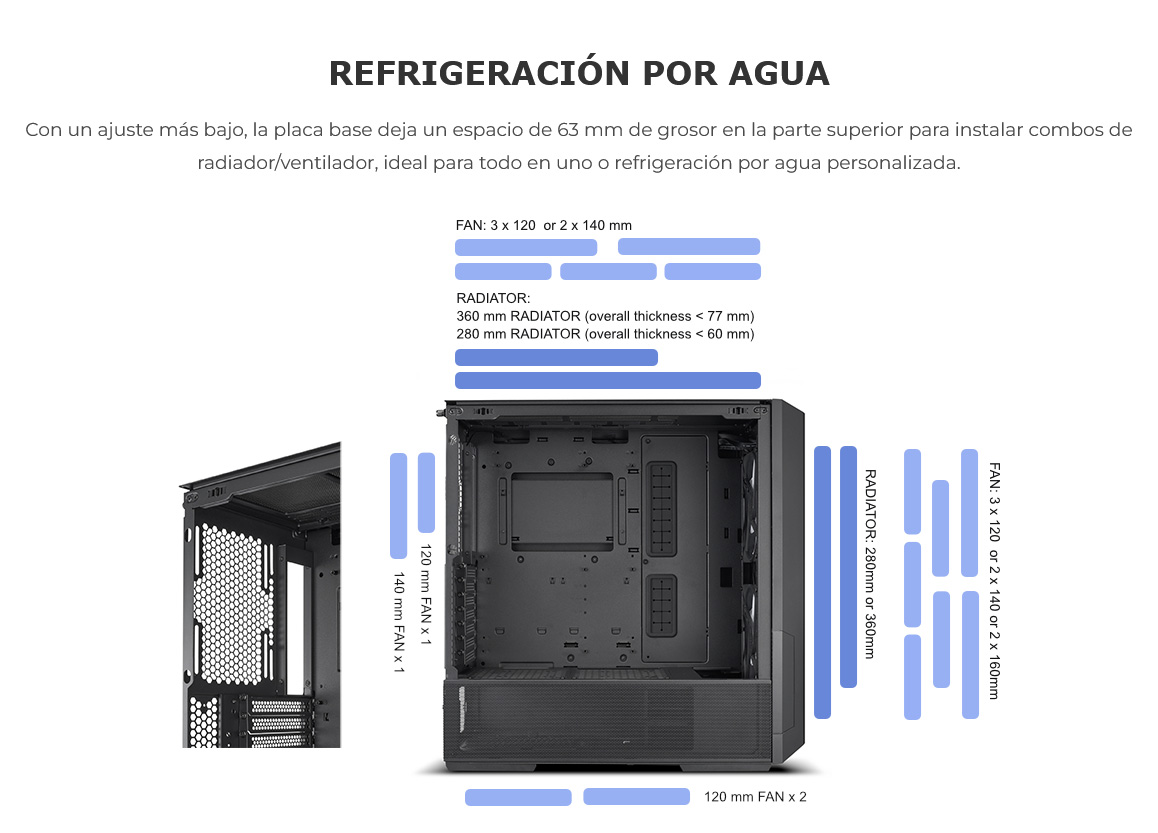Caja/Torre  Lian Li Lancool 216 Mesh RGB Negro 3