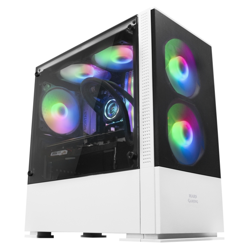 Caja/Torre Mars Gaming MCZ Premium Blanco