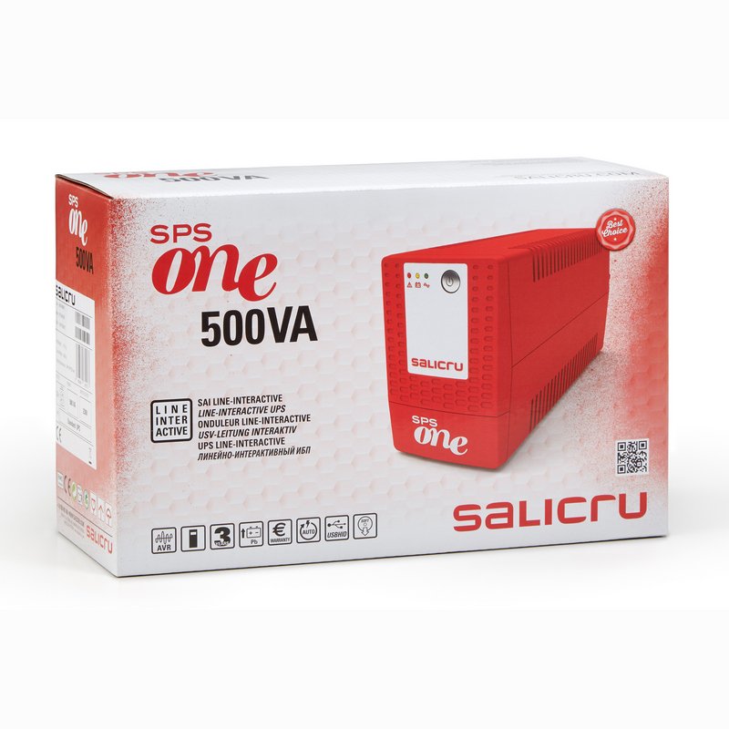 Salicru One 500 Line-interactive AVR+SOFT/Conexion USB - SAI