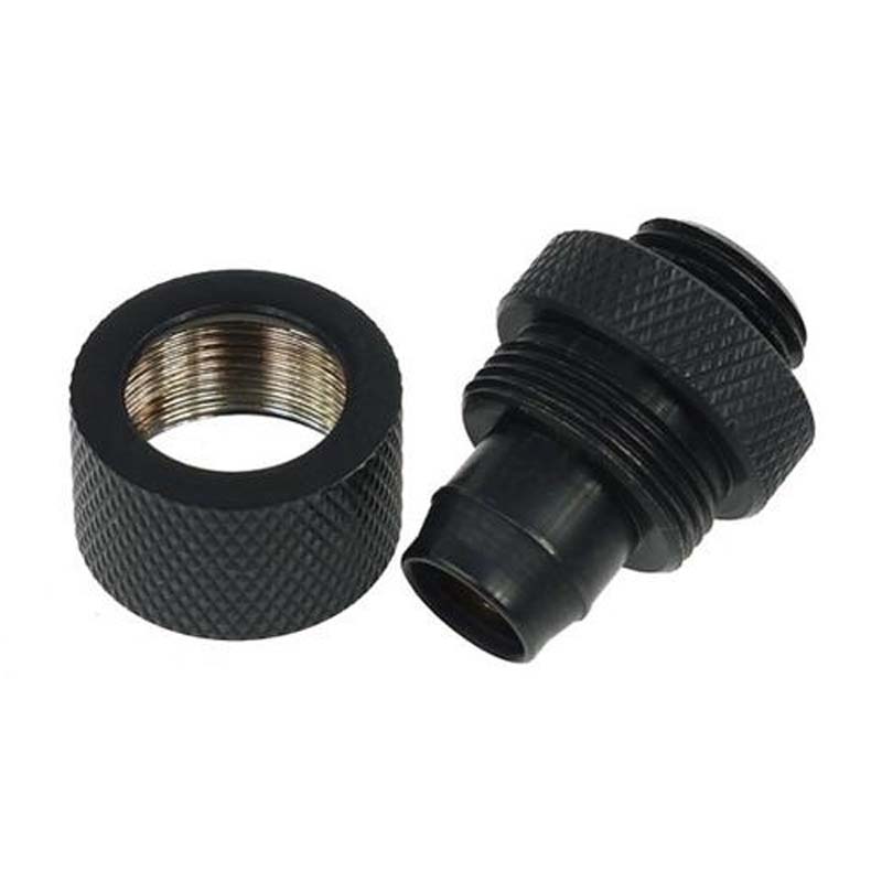 Racor 3/8 - Alpacool HF G1/4 Rosca Externa a 13/10 - Deep Black