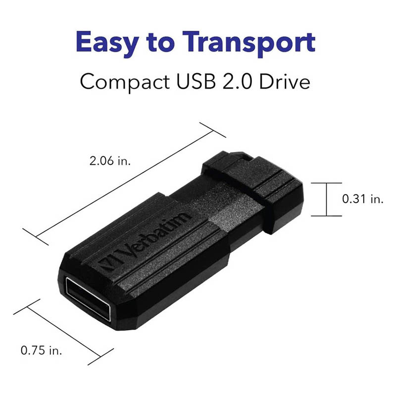 Pendrive USB Verbatim Pinstripe Store&Go 16Gb