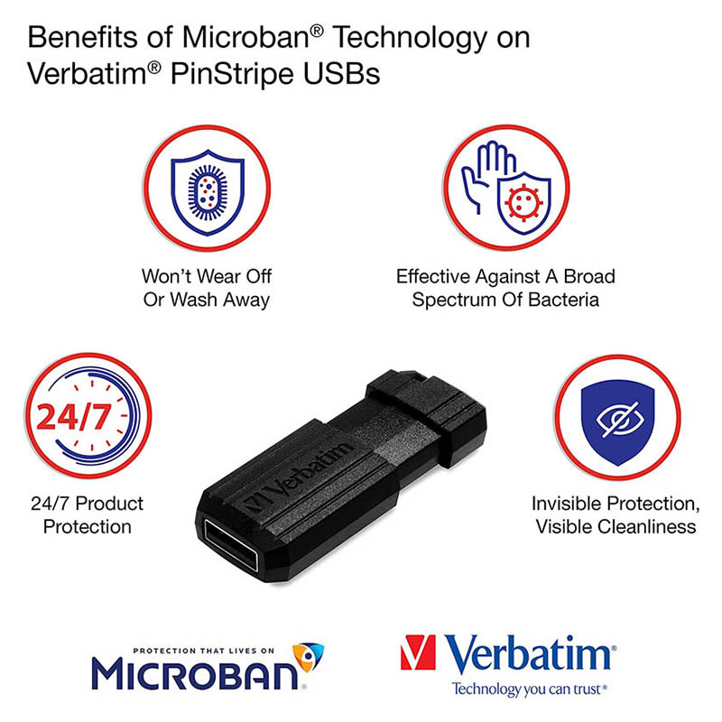 Pendrive USB Verbatim Pinstripe Store&Go 16Gb