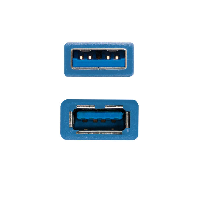 Nanocable USB 3.0 2 metros Macho / Hembra - Cable Alargador