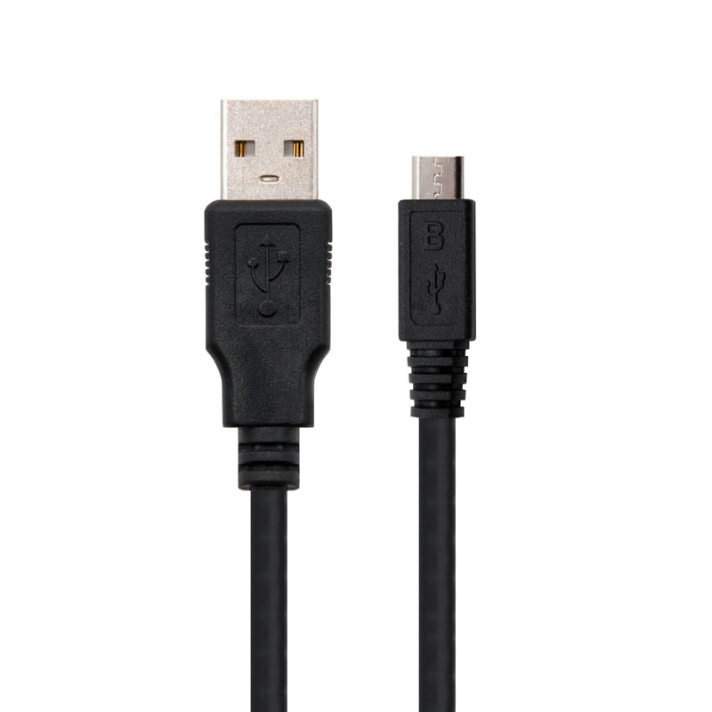 Nanocable USB 2.0 Tipo A/M-Micro  B/M Negro 1.8m - Cable