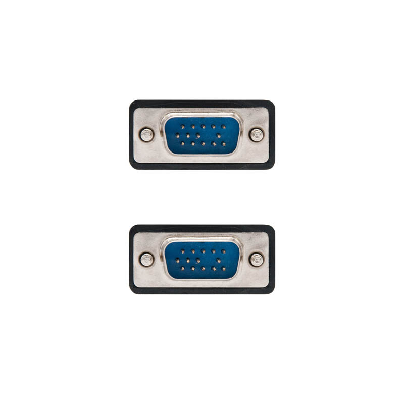 Nanocable SVGA Con Ferrita HDB15/M-HDB15/M Negro 1.8m - Cable SVGA