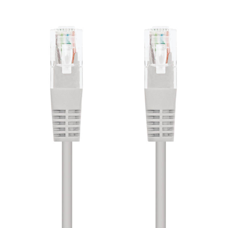 Cable Red Nanocable Latiguillo RJ45 LSZH Categoria 6 UTP 5m Gris