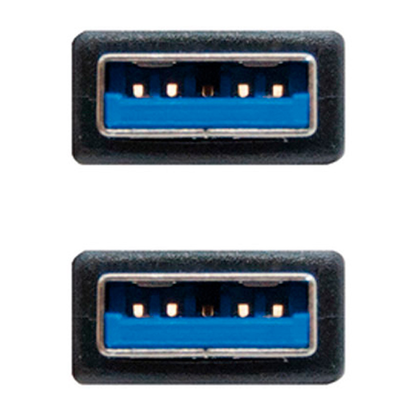 Cable USB Nano Cable 3.0 Macho/Macho 2m Negro