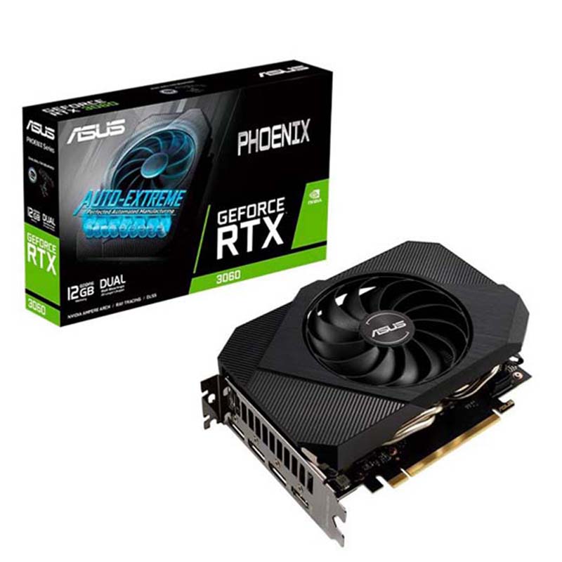 Asus Phoenix GeForce RTX 3060 LHR V2 12GB GDDR6 - Tarjeta Gráfica