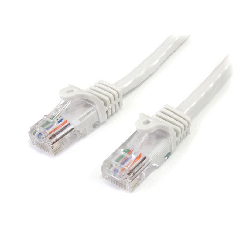 StarTech.com RJ45 Cat.5e UTP Fast Ethernet 1m Blanco - Cable Red