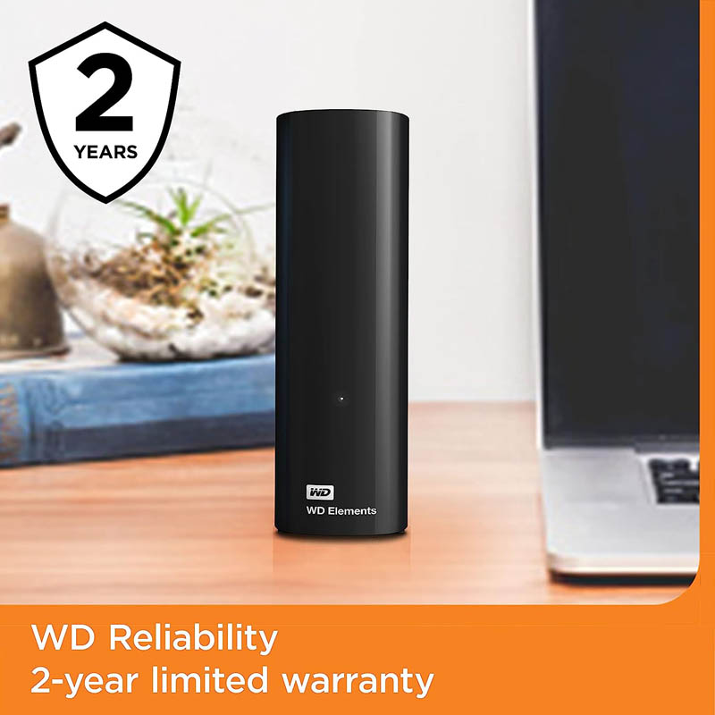 Disco Duro Externo Western Digital Elements 8TB 3.5 pulgadas USB 3.2 Negro