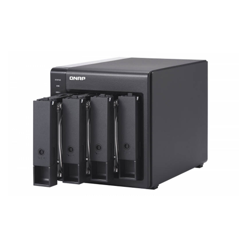 NAS Qnap TR-004 NAS 4 Bahías Negro