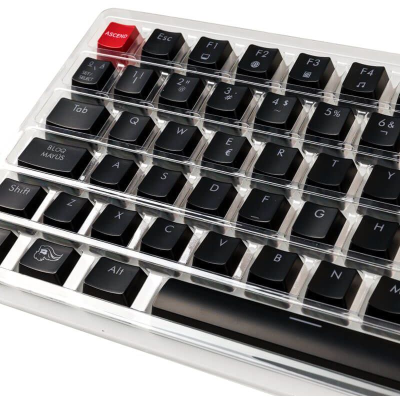 Bundle Teclado Glorious GMMK Full Size Gateron Brown ISO DIY Kit