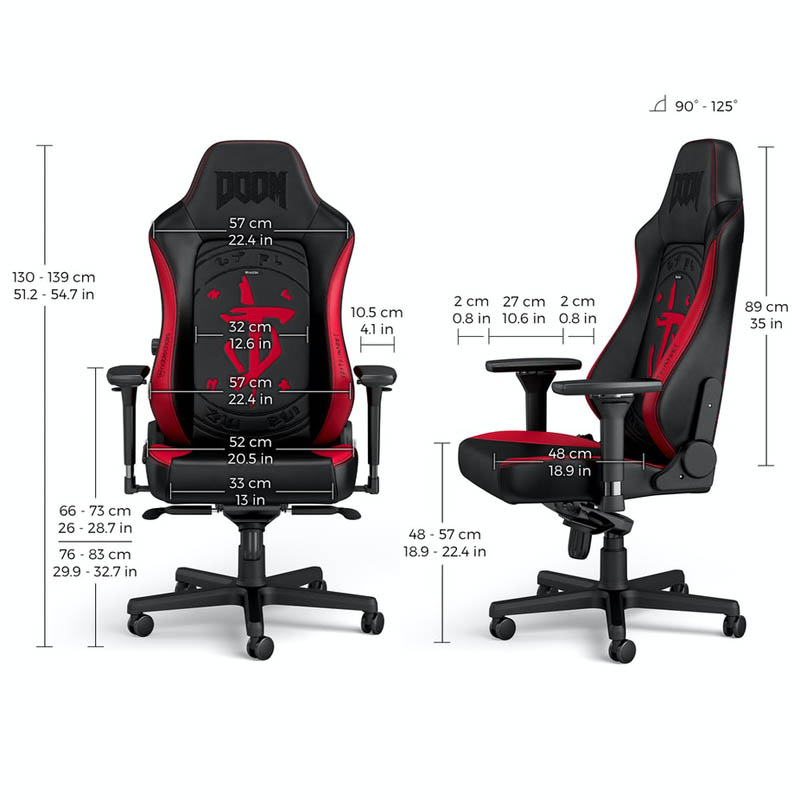 Silla Gaming Noblechairs Hero Doom Edition