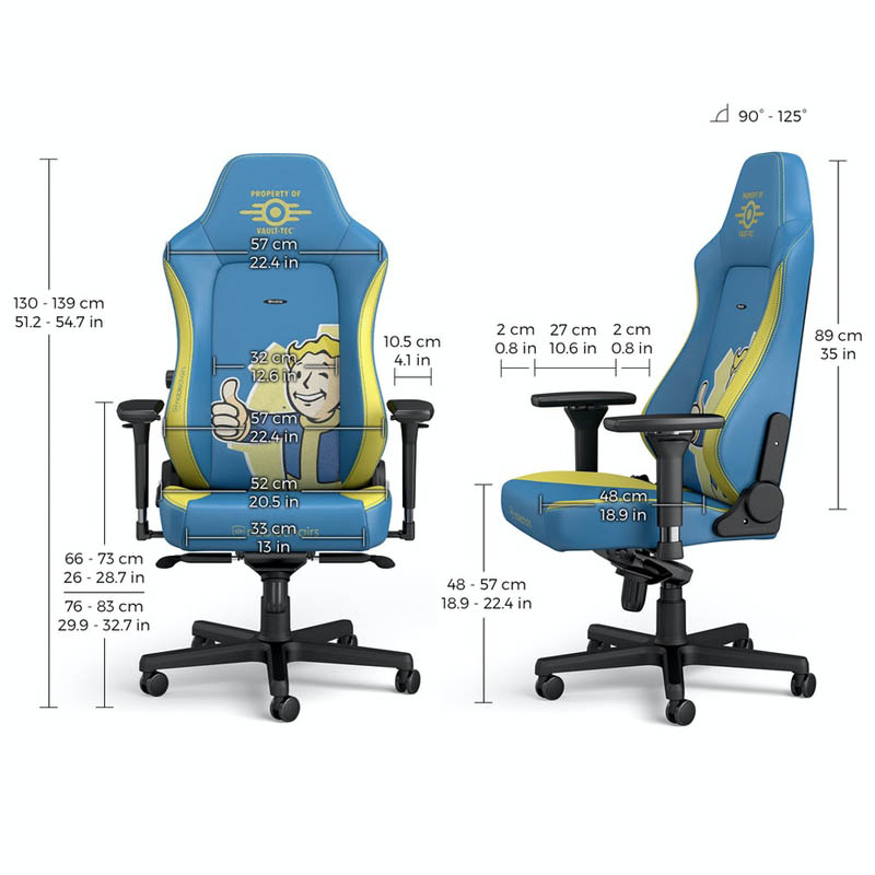Silla Gaming Noblechairs Hero Fallout Vault-Tec Edition