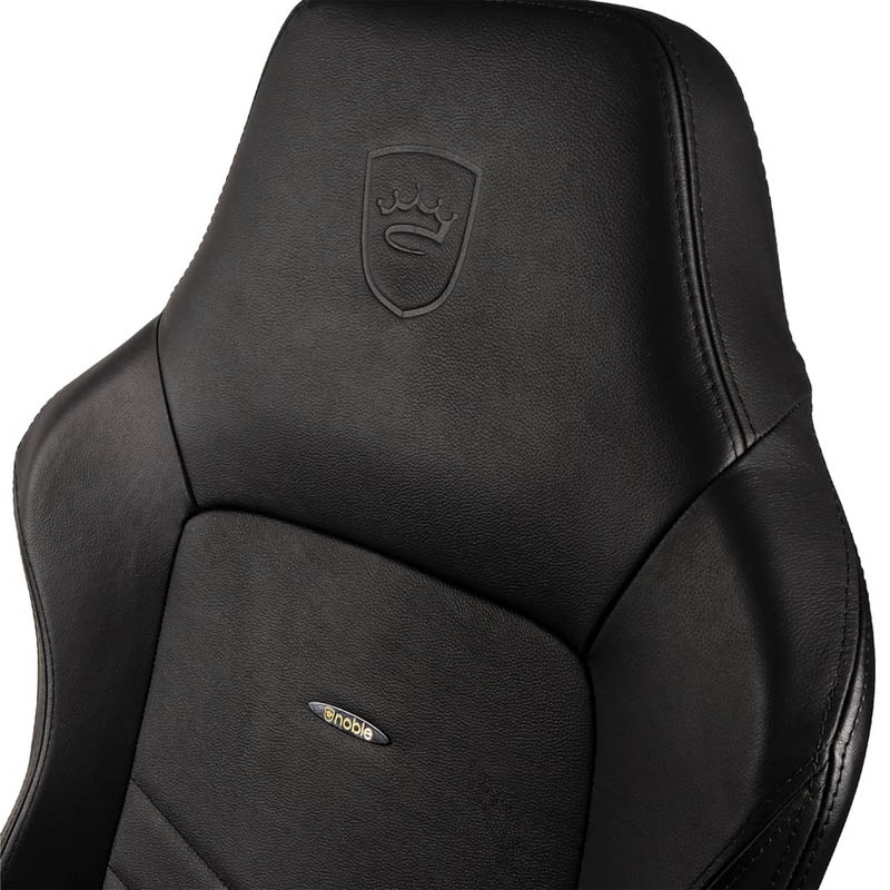 Silla Oficina Noblechairs Hero Real Cuero Negro
