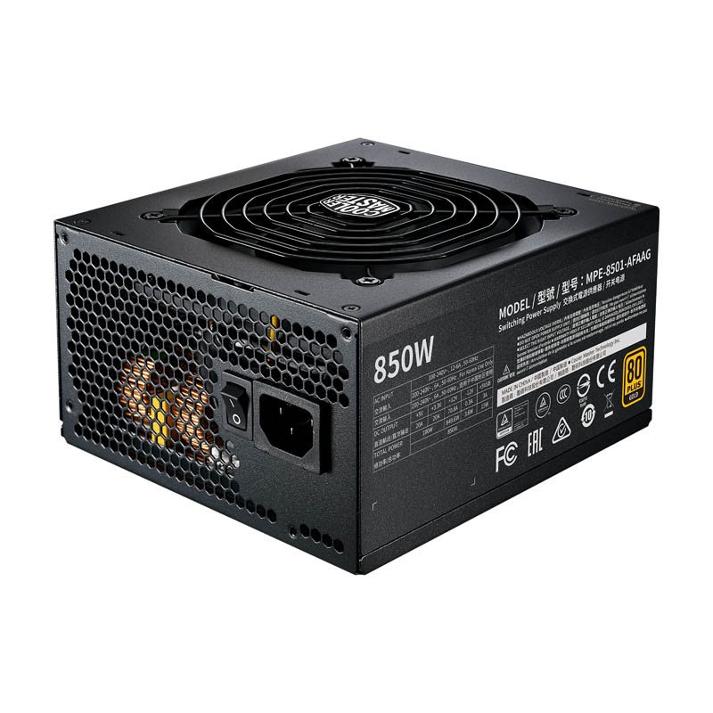 Fuente/PSU Cooler Master MWE Gold V2 80 Plus Gold 850W Modular Bulk