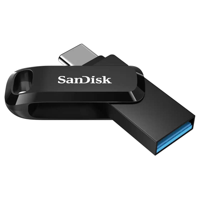 Pendrive Sandisk Ultra Dual Drive Go 64GB USB Tipo C Negro