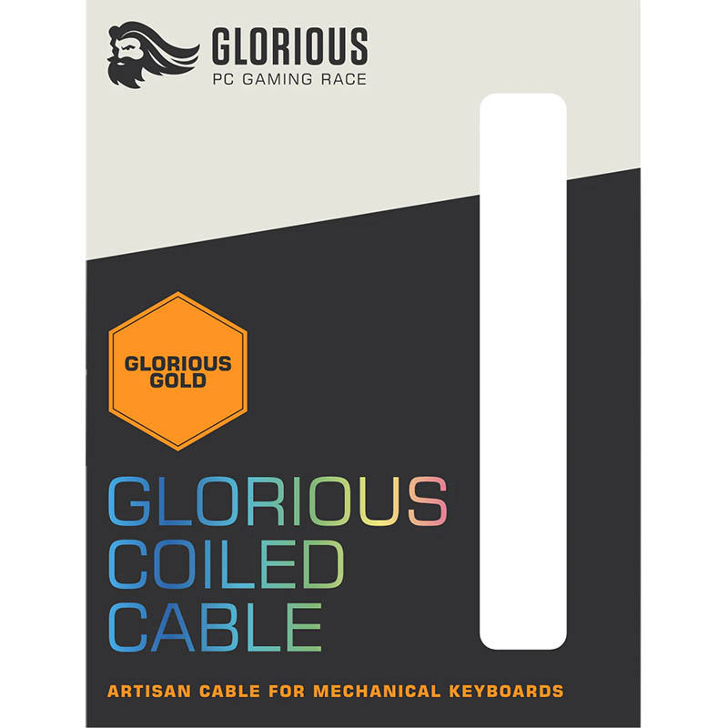 Cable Teclado Glorious PC Gaming Race Cable Espiral Nebula