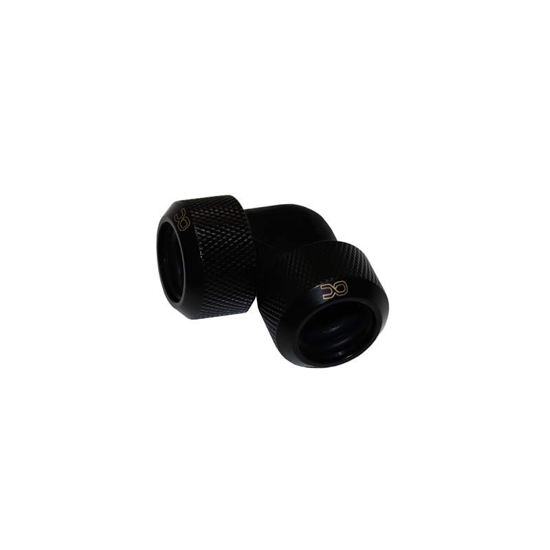 Adaptador Alphacool Eiszapfen 90º 16mm Negro