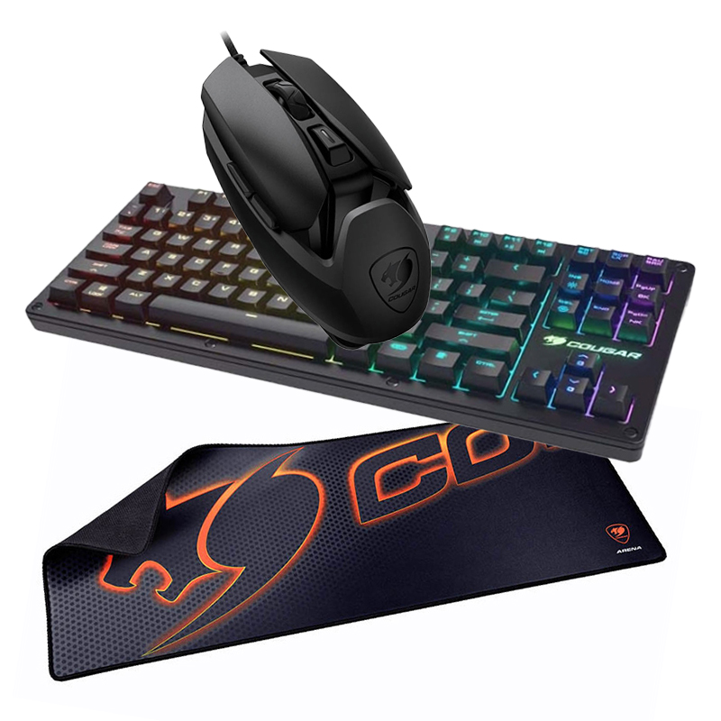 Bundle Cougar Puri TKL + AirBlader +  Arena Black