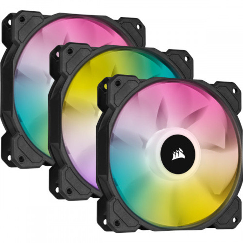 Bundle  Corsair 5000D Airflow Black + Triple Pack SP120 RGB ELITE