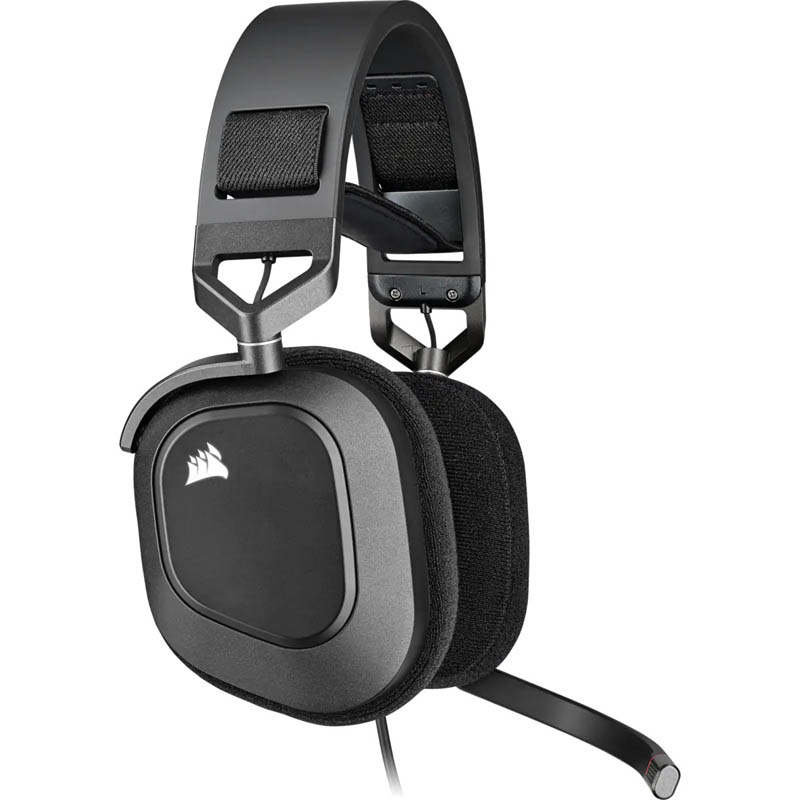 Auriculares Corsair HS80 RGB USB Sonido Envolvente 7.1 Carbón