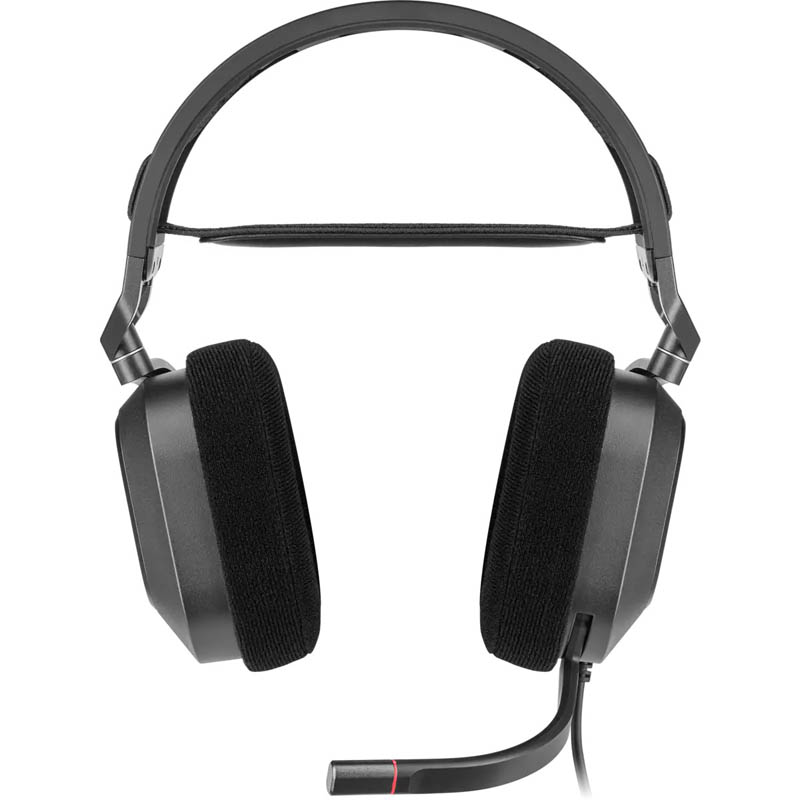 Auriculares Corsair HS80 RGB USB Sonido Envolvente 7.1 Carbón