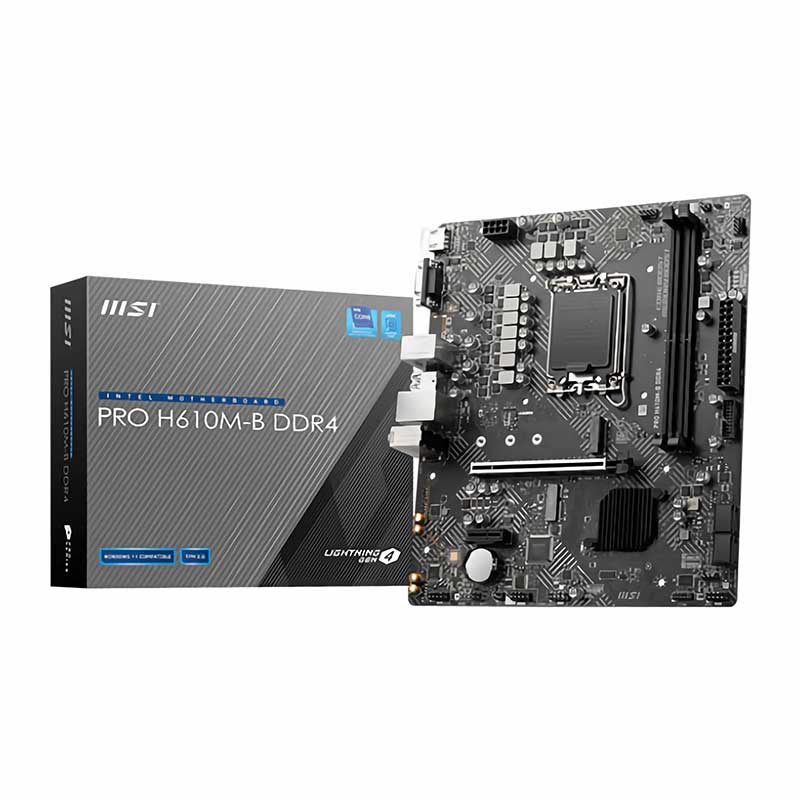 Placa Base MSI PRO H610M-B DDR4 Socket 1700
