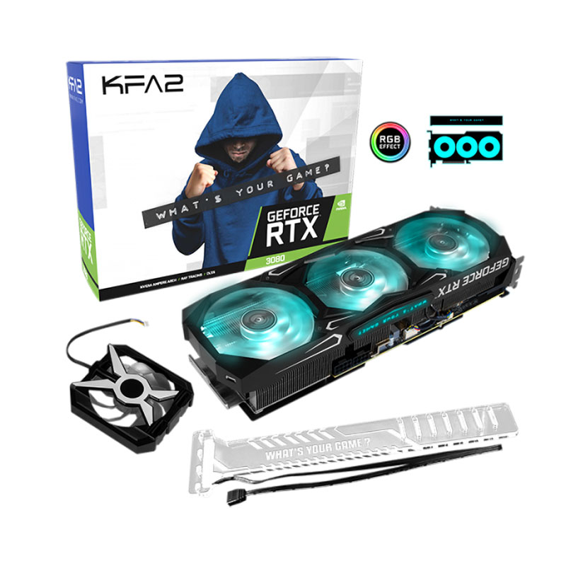Tarjeta Gráfica KFA2 GeForce RTX 3080 SG LHR 12GB GDDR6X