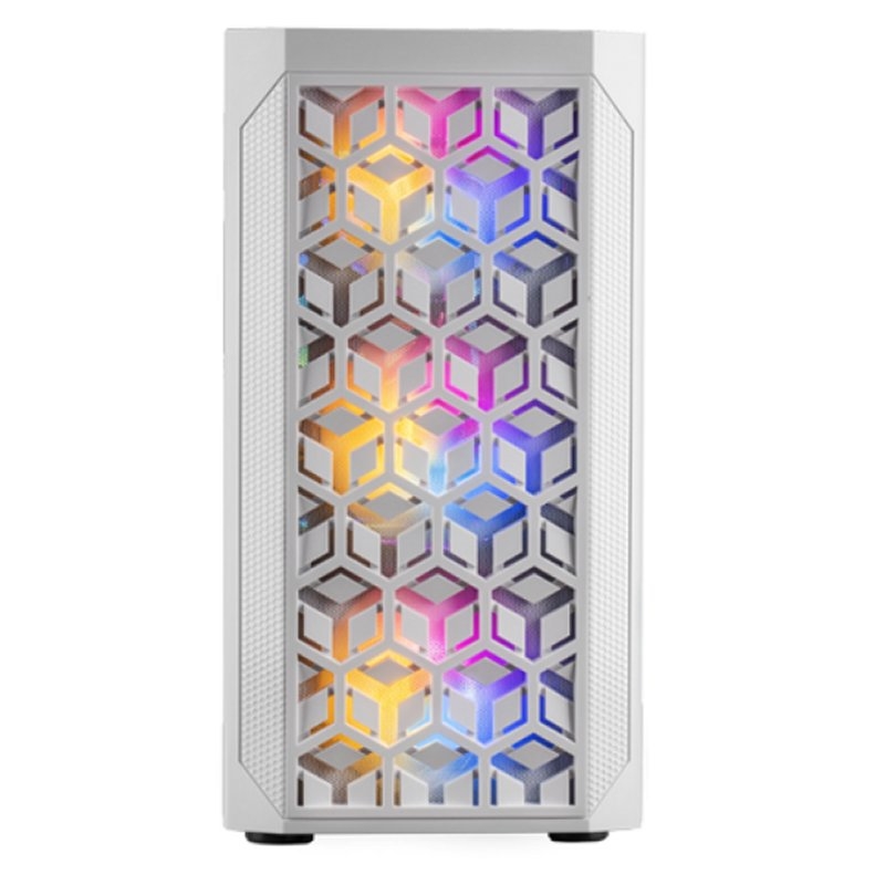 Caja/Torre Mars Gaming MCMesh Blanco