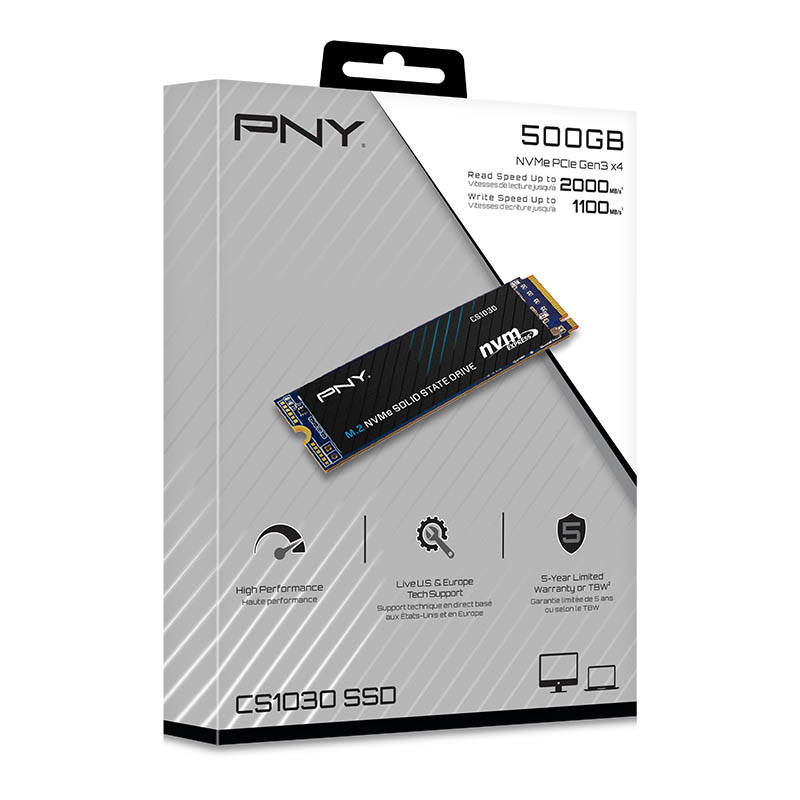 Disco Duro M.2 PNY CS1030 500GB M.2 PCIe NVMe