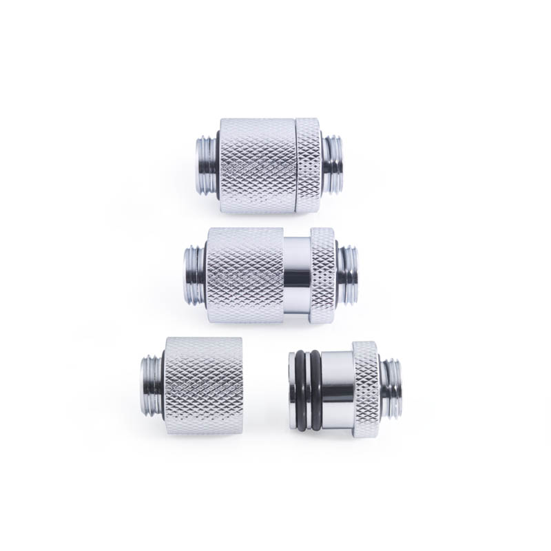 Adaptador Alphacool ES D-Plug 20mm M-M Cromado