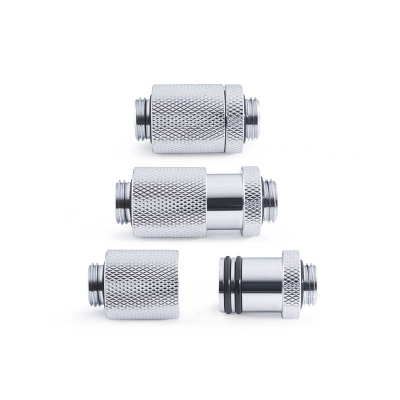 Adaptador Alphacool ES D-Plug 25.5mm M-M Cromado