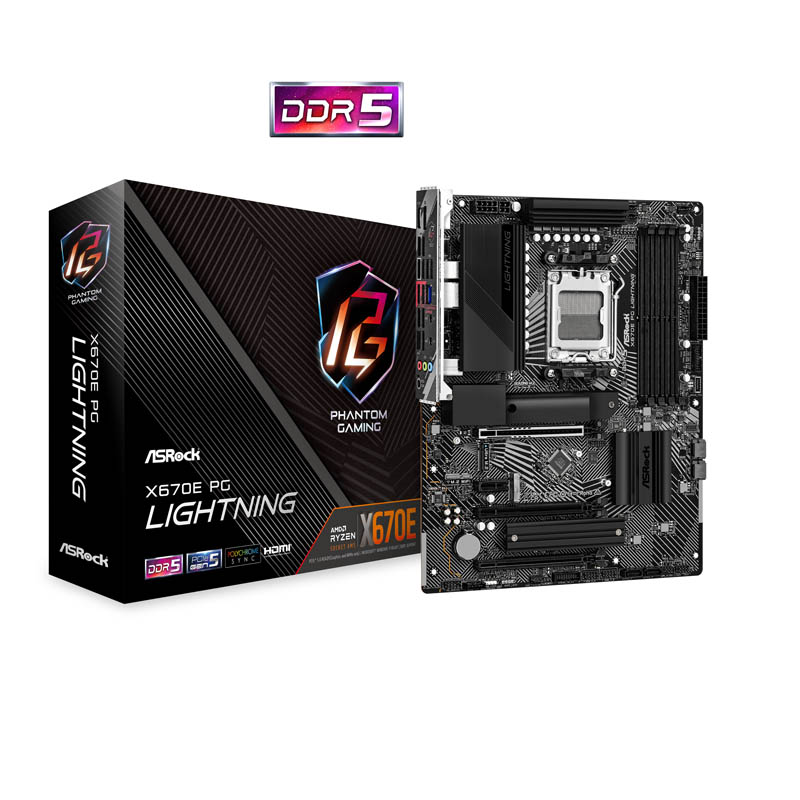 Placa Base ASRock X670E PG Ligthning Socket AM5