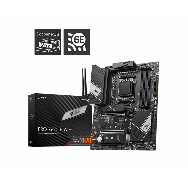 Placa Base MSI X670-P Pro WIFI Socket AM5