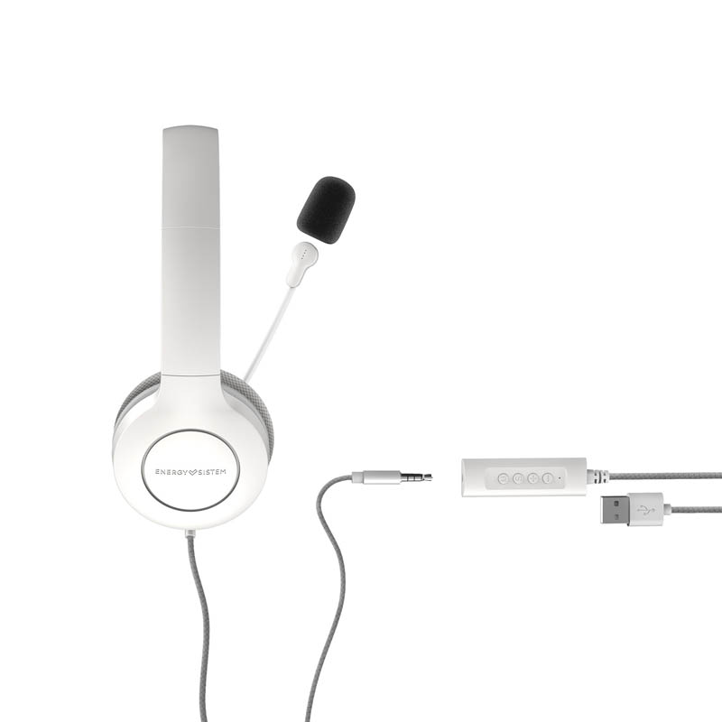 Auriculares Engery Sistem Headset Office 3 Blanco