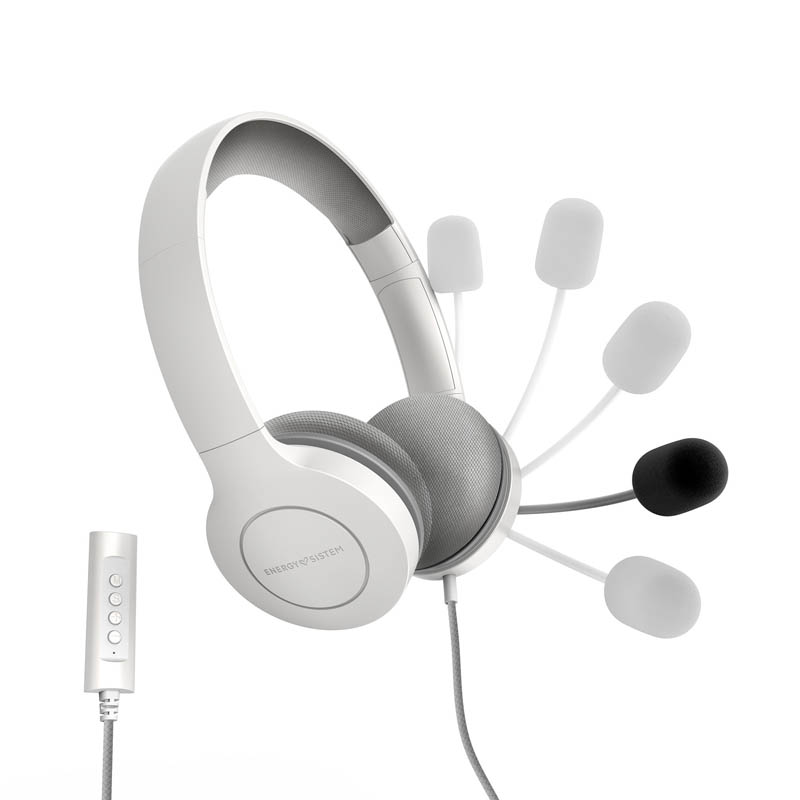 Auriculares Engery Sistem Headset Office 3 Blanco