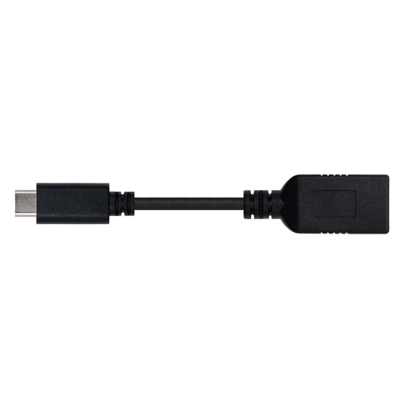 Cable Nanocable USB 3.1 3A OTG Tipo USB-C MA-F 0.15M Negro