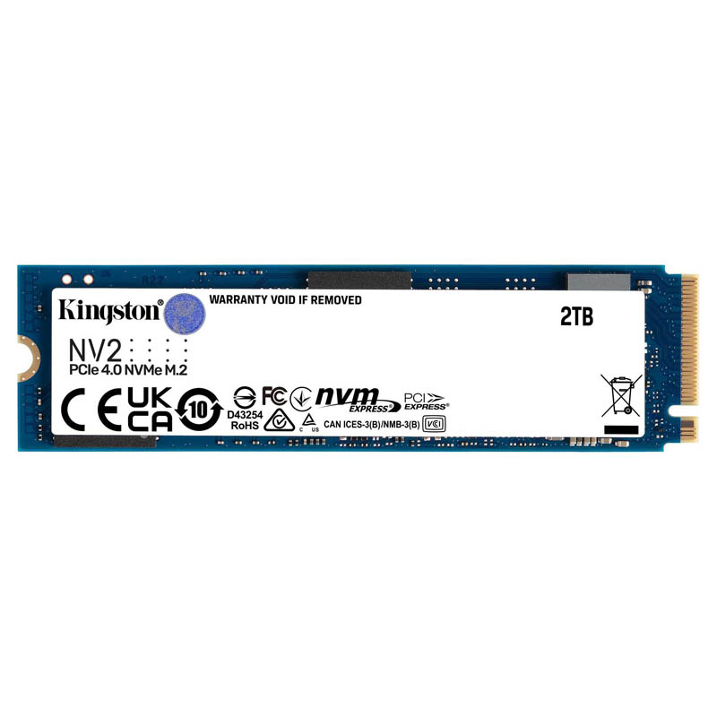 Disco Duro M.2 Kingston NV2 2TB PCIe x4 NVMe