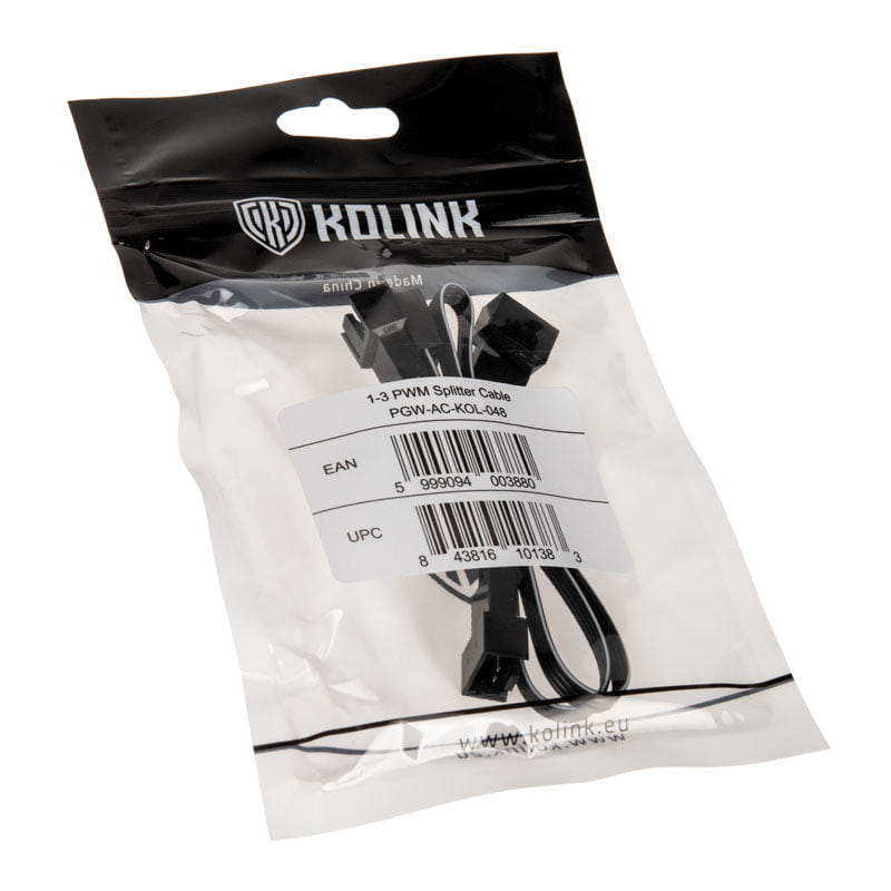 Cable  Kolink Splitter Triple 4 Pin PWM