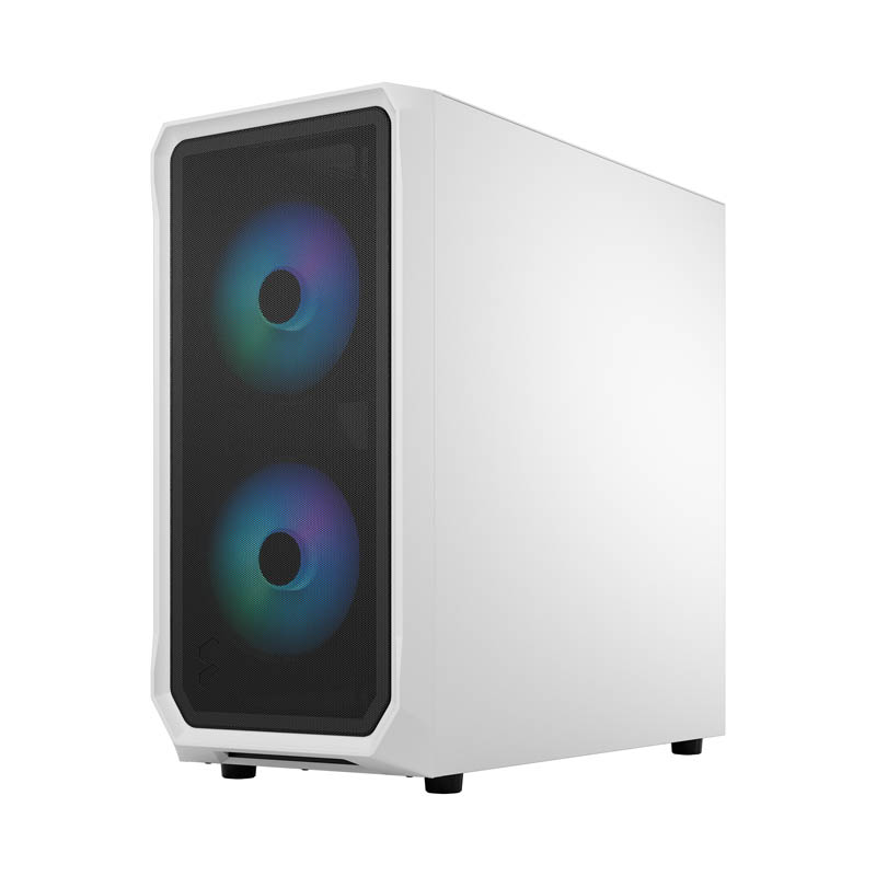 Caja/Torre Fractal Focus 2 RGB TG Blanco