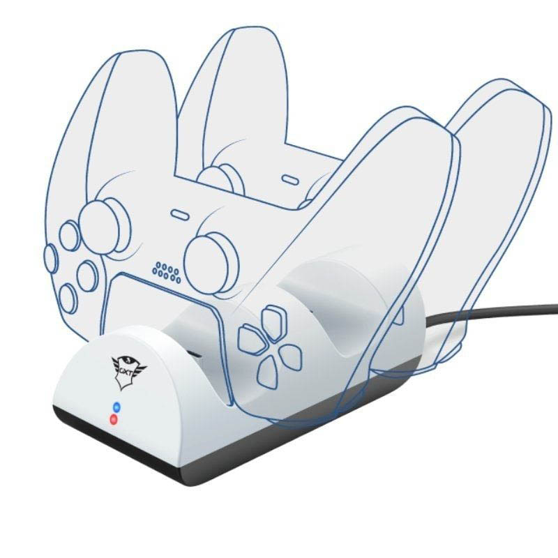 Accesorio PS5 Trust GXT 254 Duo Charge Dock