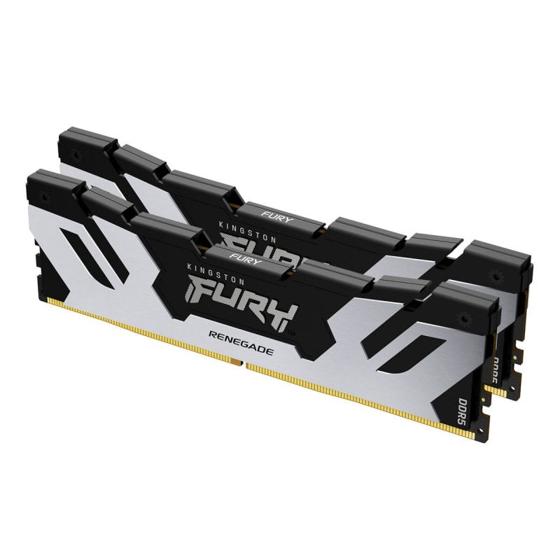 Memoria DDR5 Kingston Fury Renegade 32GB 2x16GB 6400MHz CL32 Plata
