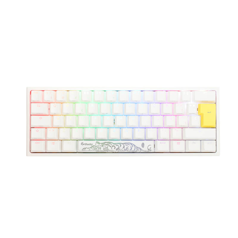 Ducky ONE 2 PRO Classic Mini 60% RGB Kailh Red Blanco