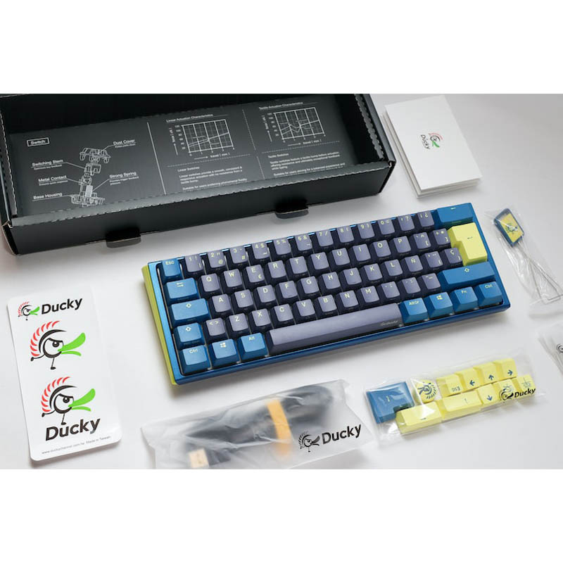 Teclado  Ducky One 3 Daybreak Mini 60% Hot-Swap RGB MX-Red