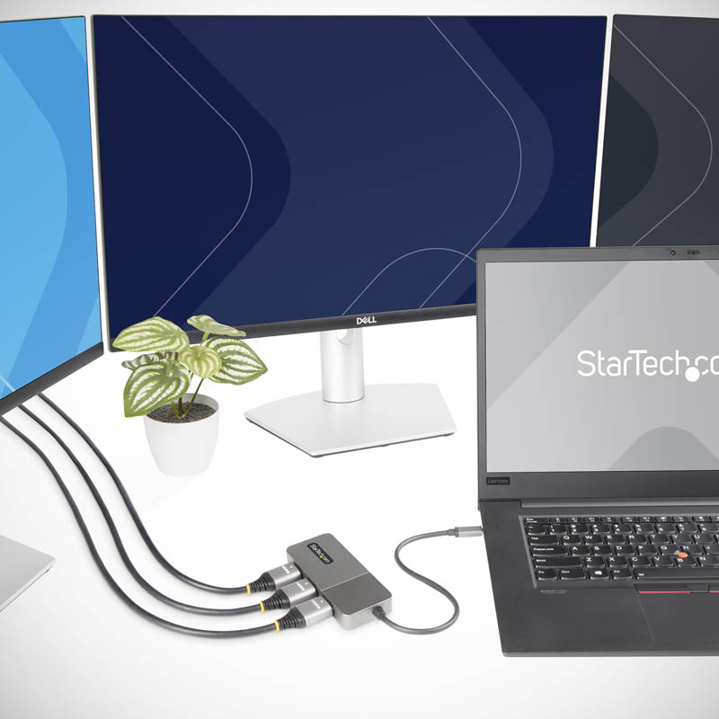 Hub Startech.com MST USB-C a 3 Puertos HDMI 4k 60Hz